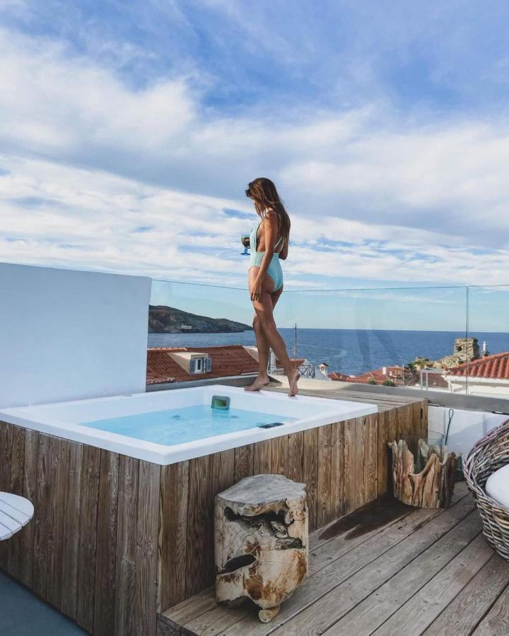 Castel Abaso Boutique Apartments By Explore Andros Exterior foto