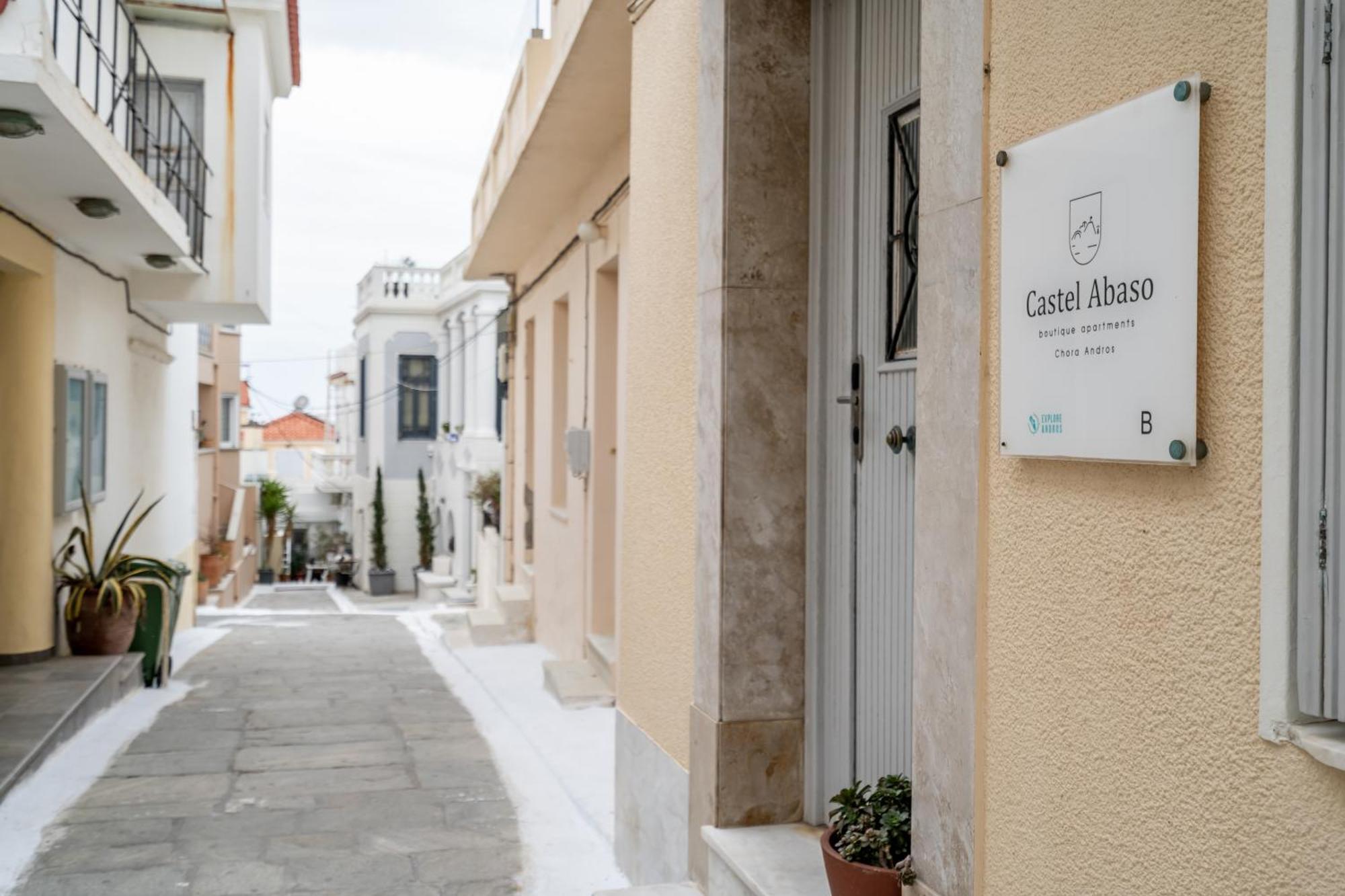 Castel Abaso Boutique Apartments By Explore Andros Exterior foto